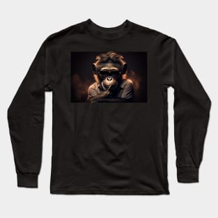 Hunter S Monkey Long Sleeve T-Shirt